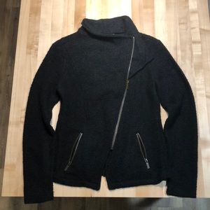 Halogen Knit Moto Jacket Size Small